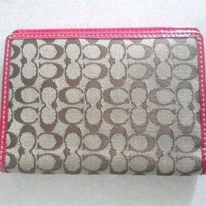 Coach passport holder